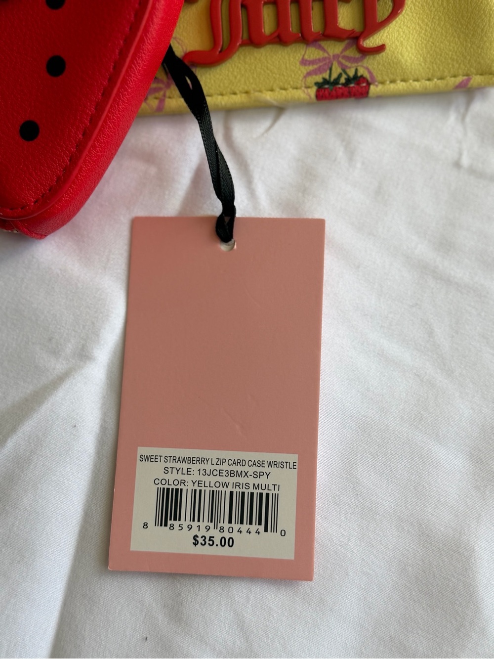 Juicy Couture Sweet Strawberry Wristlet, NWT - Picture 5 of 6